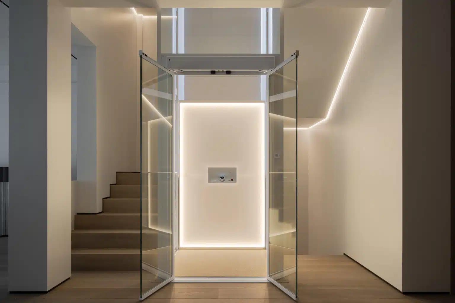 Modern elevator cabin
